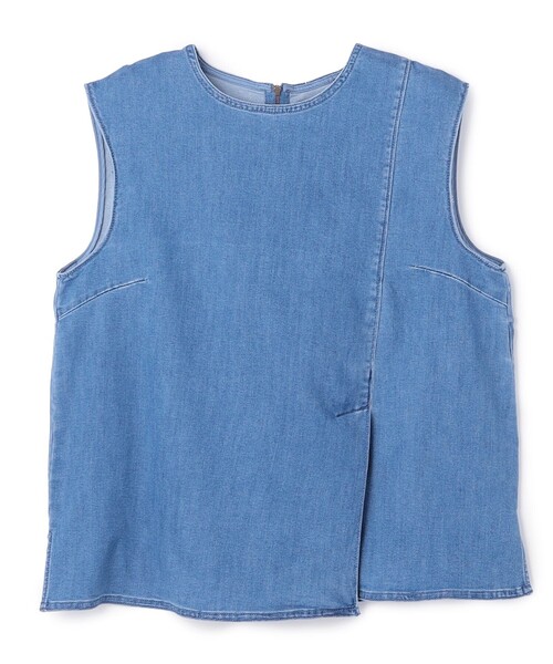 ブラウス シャツ 「野呂佳代さん着用」UNFILO DENIM light ノースリーブブラウス レディース | UNFILO | 12