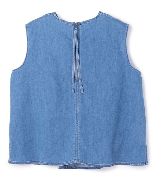 ブラウス シャツ 「野呂佳代さん着用」UNFILO DENIM light ノースリーブブラウス レディース | UNFILO | 13