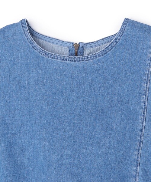 ブラウス シャツ 「野呂佳代さん着用」UNFILO DENIM light ノースリーブブラウス レディース | UNFILO | 14