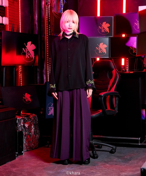 「Ellno Loset」 長袖シャツ SMALL ブラック系その他 メンズ_画像5
