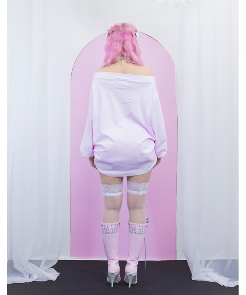 AVENCHUMU tシャツ Front cross long sleeve T-shirt レディース