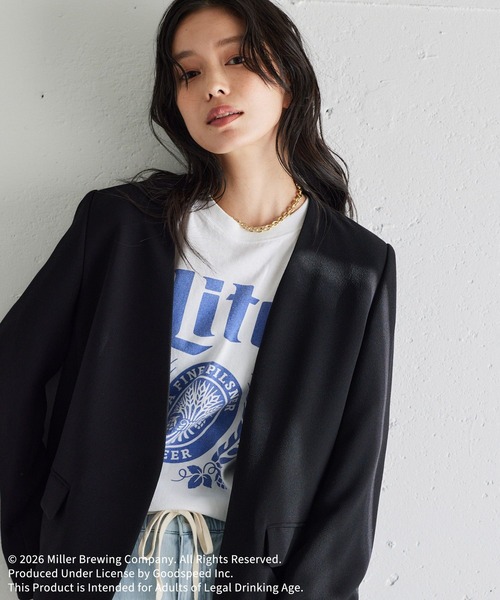 「GOOD ROCK SPEED」 半袖Tシャツ FREE ホワイト レディース_画像3