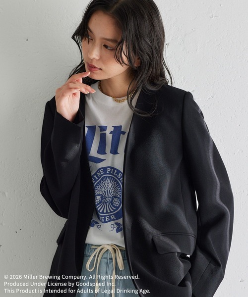 「GOOD ROCK SPEED」 半袖Tシャツ FREE ホワイト レディース_画像4