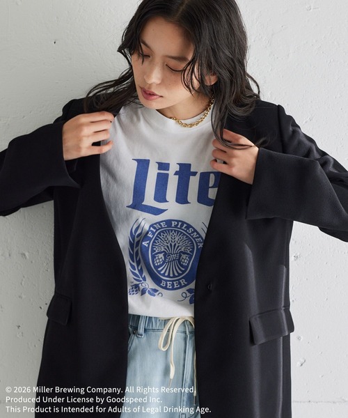 「GOOD ROCK SPEED」 半袖Tシャツ FREE ホワイト レディース_画像5