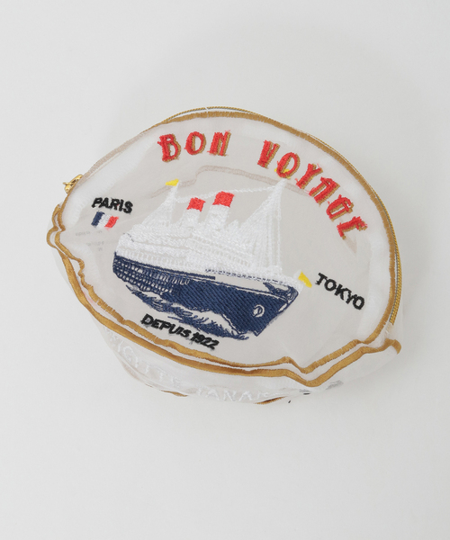 [新品未使用] ブリジットタナカ BON VOYAGEポーチ❤️ brigitte tanaka（ブリジットタナカ） ポーチ 「WEB限定」「Brigitte