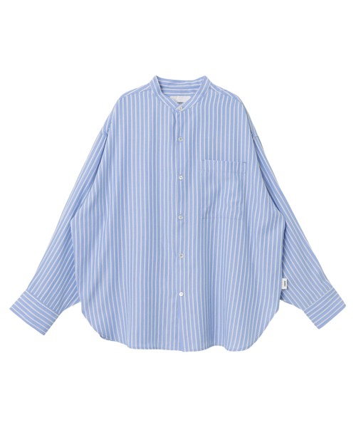 「ANME」 長袖ブラウス M サックスブルー レディース_画像2