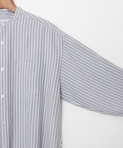 「ANME」 長袖ブラウス M サックスブルー レディース_画像8