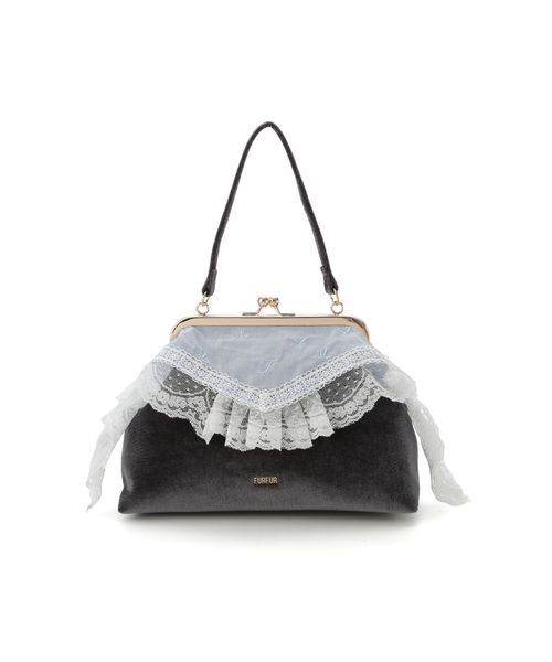 FURFUR（ファーファー） ハンドバッグ 「WEB限定カラー」レーストリム