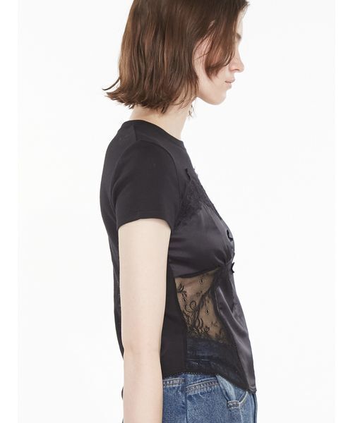 「SORIN」 半袖カットソー 38 グレー レディース_画像10