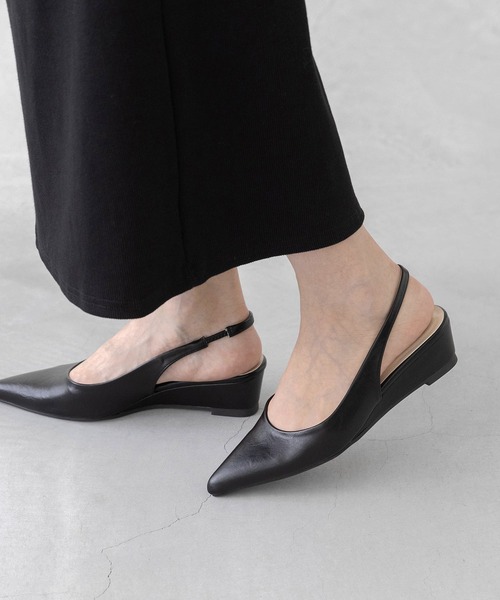 「menue」 シューズ 23.0cm シルバー レディース_画像5