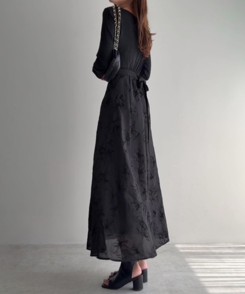 「junoah」 ドッキングワンピース MEDIUM ホワイト レディース_画像7