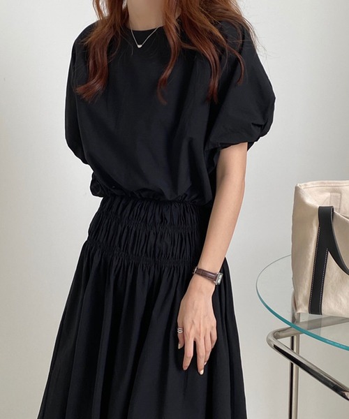 セットアップ ワンピース風 ブラウス シャーリングスカートセットアップ Zozotown Paypayモール店 通販 Paypayモール