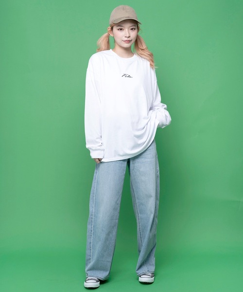 FILA tシャツ 「FILA/フィラ」WEB限定 筆記体刺繍 ビック