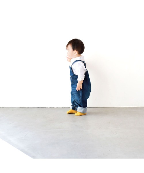 Child Hood デニム オーバーオール 7ポケット WEB限定】【Ou? by EDWIN】デニムオーバーオール ｜子供服