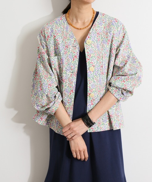 42 割引最新エルメス ジャケット ブルゾン Iena La Boucle 綿ツイルフラワーvネックブルゾン ジャケット レディースファッション ファッション Giftkarting In