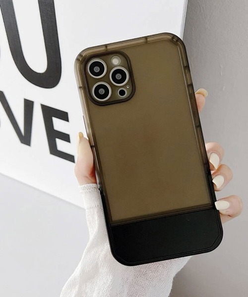 モバイルケース シンプル クリアカラー スタンド付き Iphoneケース Iphone 11 12 12pro 13pro 対応 Zozotown Yahoo 店 通販 Yahoo ショッピング