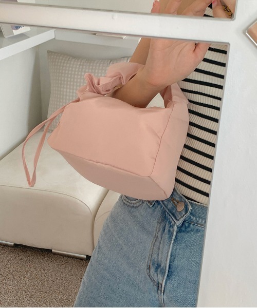 cream creme トートバッグ シャーリング ストリング ミニ トッドバック