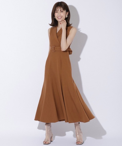 ワンピース カシュクールベルト付きワンピース Zozotown Yahoo 店 通販 Yahoo ショッピング