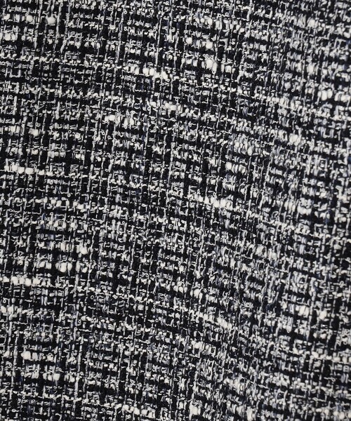 組曲 スカート 「セットアップ対応」ラメループモール ツイード