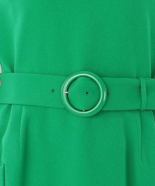 To b. by agnes ワンピース アイライン ベルトドレス : ZOZOTOWN