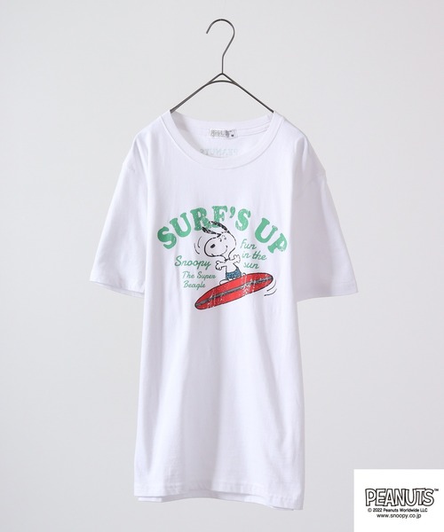 tシャツ スヌーピー「SNOOPY」organic cotton T-shirts(SNOOPY) レディース メンズ PEANUTS tシャツ スヌーピースーパーマンTシャツ メンズ
