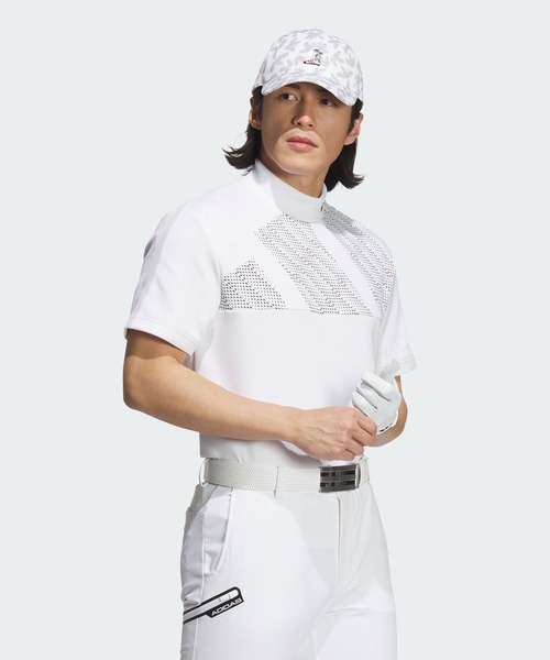 tシャツ Tシャツ メンズ BOSモチーフ モックネック 半袖シャツ「adidas Golf/アディダスゴルフ」｜zozo｜05