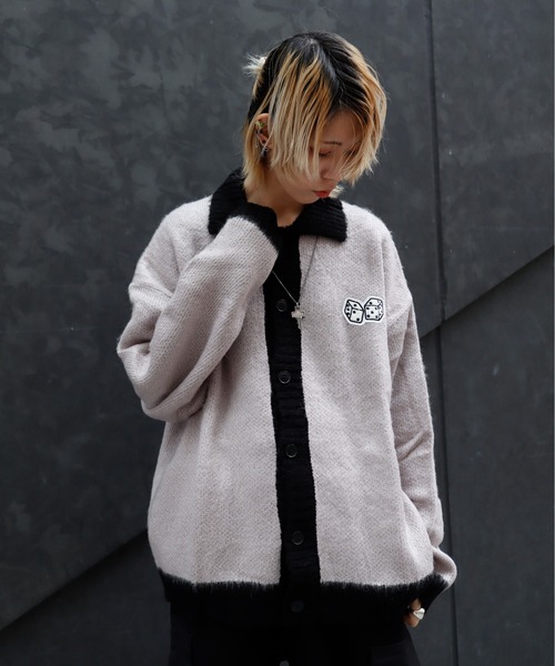 Bling Leads カーディガン Z)「BLINGLEADS」722809 モヘアタッチ 