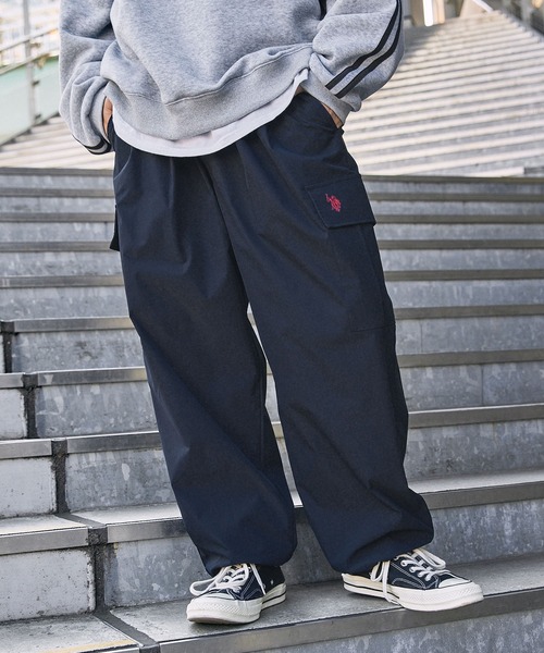 U.S. POLO ASSN.（ユーエスポロアッスン） カーゴパンツ 別注 ロゴ刺繍