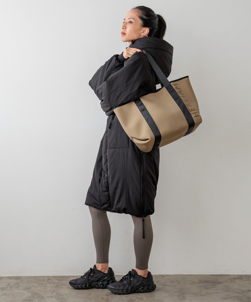 HEREIAM トートバッグ 「HEREIAM」スポーティWロゴトート レディース