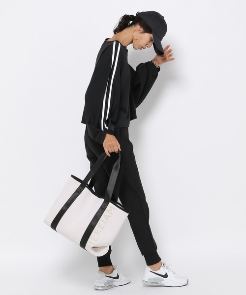 【88です】Rady ロゴ入りハンドバッグ rady ロゴロゴradyちゃん ミニトートバッグ ブラック×ホワイト