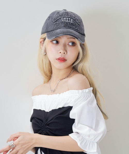 Diable baiser（ディアブルベーゼ） キャップ 帽子 ダメージ加工