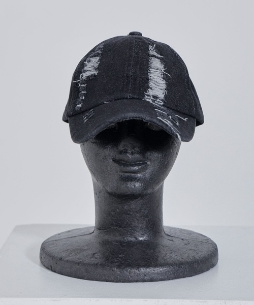 Diable baiser（ディアブルベーゼ） キャップ 帽子 ダメージ加工