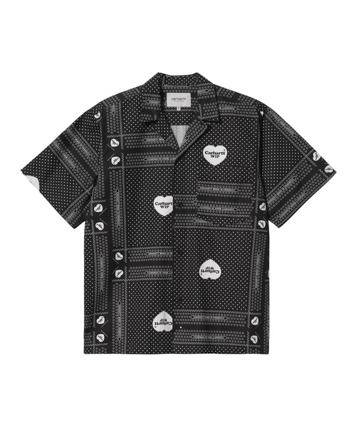 シャツ CARHARTT S S HEART BANDANA SHIRT 4FK769 Carhartt シャツ 「Carhartt WIP」S/S HEART BANDANA SHIRT