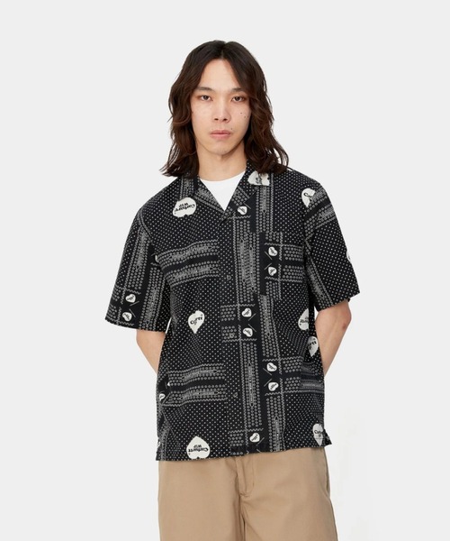 シャツ CARHARTT S S HEART BANDANA SHIRT 4FK769 Carhartt WIP S/S Heart Bandana T-shirt