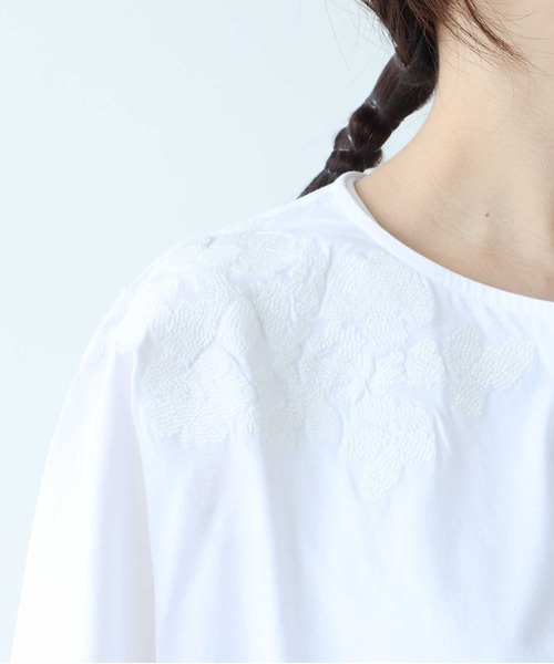 PRADA★フラワー刺繍 フレアースタイル コットン Tシャツ 楽天市場】【66%OFF 3,280→1,100円】カットソー Tシャツ 半袖