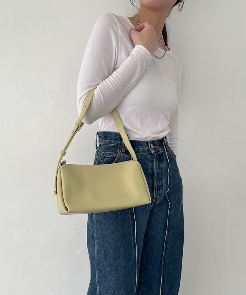 BOHEMSEO bohemianseoul ワンショルダー シンセティックソフトレザー ワンショルダーバッグ Mサイズ
