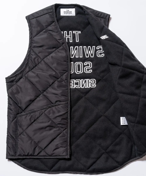 THE SWINGGGR ベスト ジレ SWINGGGR/ザ スウィンガー/QUILT VEST
