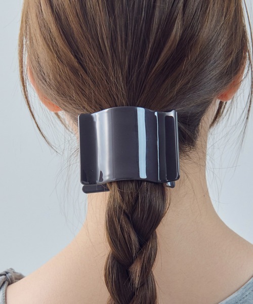 GOLDY（ゴールディ） ヘアクリップ ワイド ウェーブ アセチ ヘアー