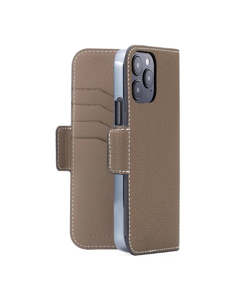 Bonaventura 手帳型ケース iPhone15pro max iPhone 15 Pro Max) ダイアリーケース シュリンクレザー
