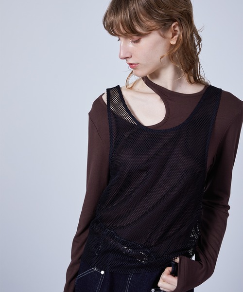tシャツ 「ELOOPS」カーブホールスムーストップス・カットソー レディース メンズ tシャツ 「ELOOPS」カーブホールスムーストップス・カットソー