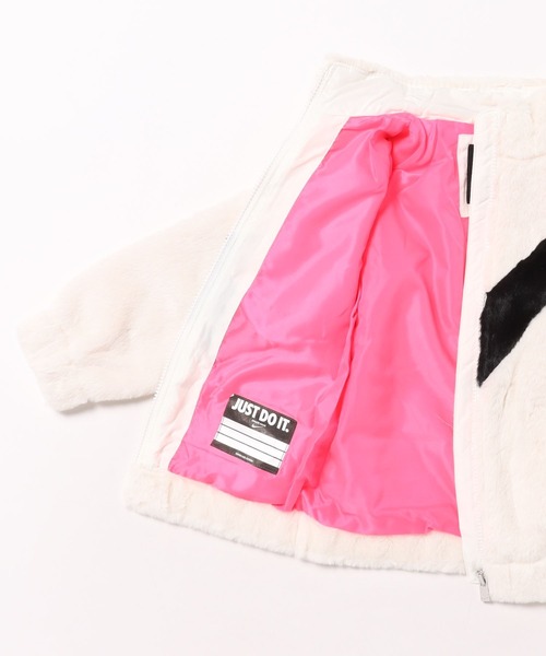 ナイキ　新品　ファー　アウター　104-110 ナイキ（NIKE）（キッズ）ジュニア ガールズ フェイクファー