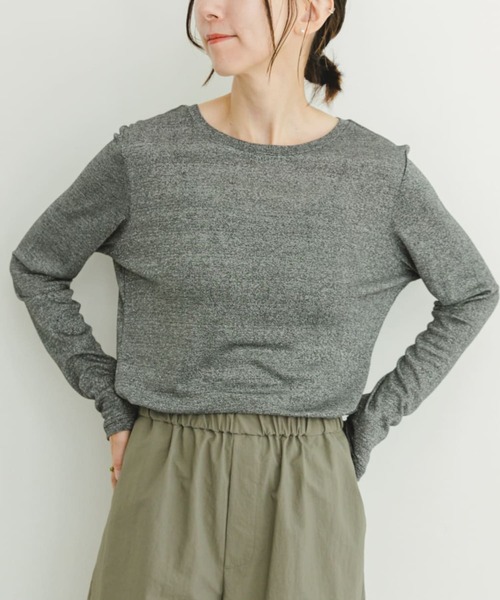 ITEMS URBANRESEARCH tシャツ クルーネックラメカットソー