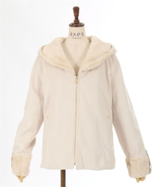 ファム プリーツ使バイカラーワンピース | axes femme -outlet- | axes femme