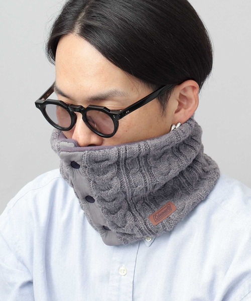 Coleman（コールマン） ネックウォーマー スヌード フロントボタン