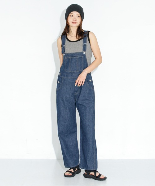 DENNY ROSE デニムオーバーオール ワンフォークロージング 1111clothing デニム オーバーオール