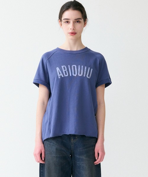 tシャツ ABIQUIUフレンチスリーブプルオーバー レディース