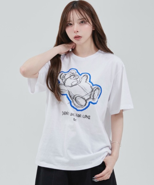 tシャツ 「OY/オーワイ」 RECLINED SKETCH ODOLLY TEE/リクライインドスケッチオードリーティーシャツ レディース メンズ