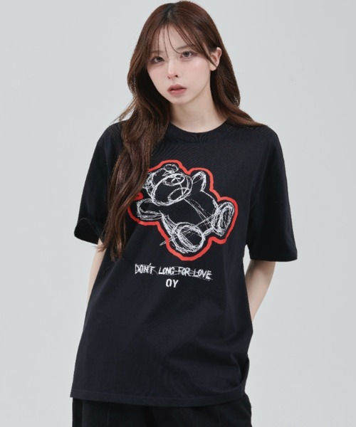 tシャツ 「OY/オーワイ」 RECLINED SKETCH ODOLLY TEE/リクライインドスケッチオードリーティーシャツ レディース メンズ