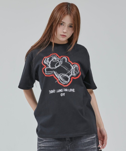 OY（オーワイ） tシャツ RECLINED SKETCH ODOLLY TEE/リクライインド