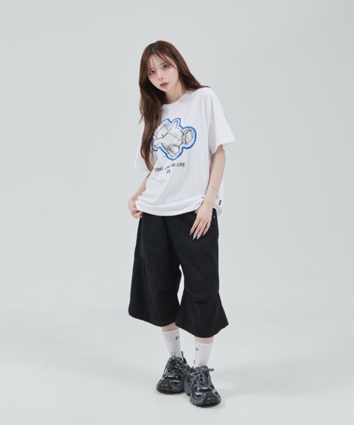 tシャツ 「OY/オーワイ」 RECLINED SKETCH ODOLLY TEE/リクライインドスケッチオードリーティーシャツ レディース メンズ OY/オーワイ』 RECLINED SKETCH ODOLLY TEE/リクライインド